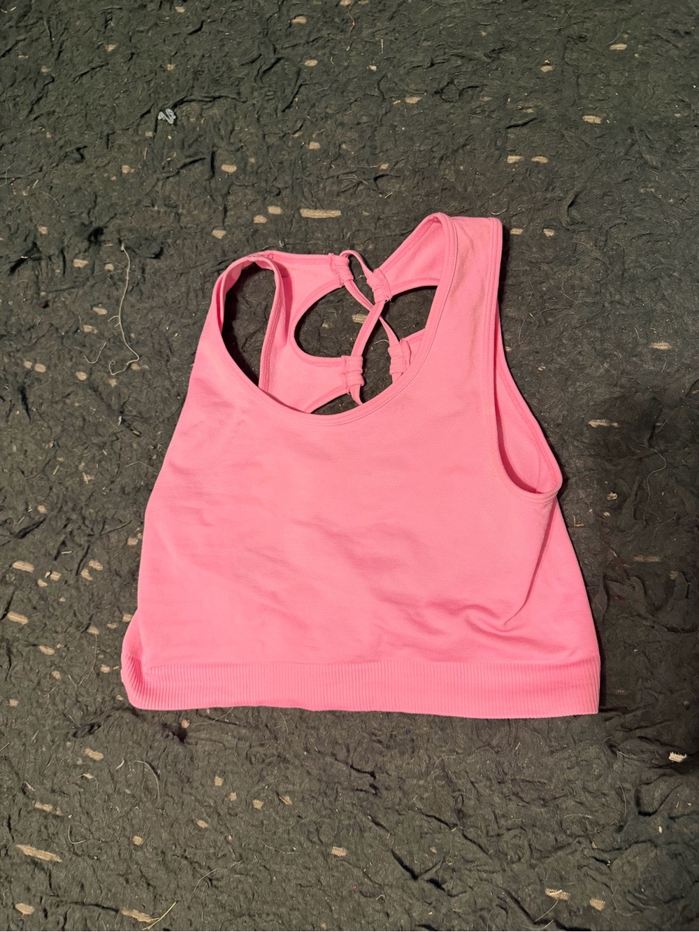 Pink Racerback Sports Bra Top